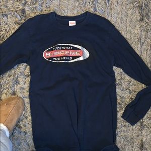 Supreme fuck what you heard shirt